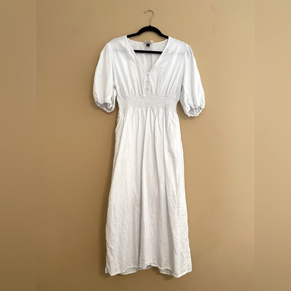 White Boho Sun Dress - Picture 1 of 3